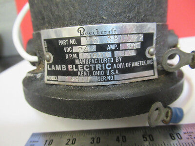 Lamb Electric Ametek Beechcraft Aircraft Motor 96 380022