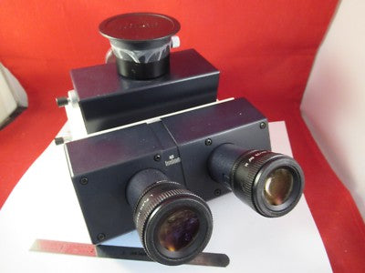 LEICA DMR GERMANY HEAD 551011 BINOCULAR MICROSCOPE PART OPTICS &100-30