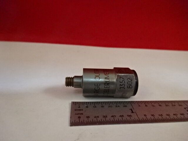 PCB PIEZOTRONICS CHARGE MODE J357B02 VIBE ACCELEROMETER SENSOR AS IS  #37-A-03