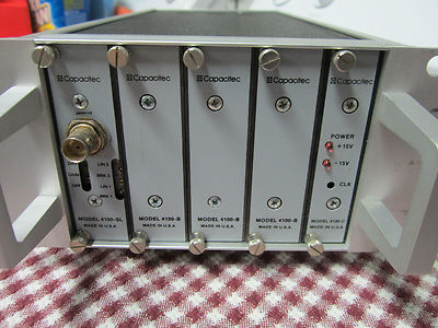 Capacitec 4100-sl capacitance amplifier for sensor displacement or vibration