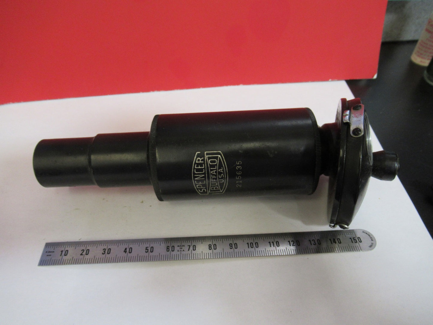 SPENCER AO AMERICAN OPTICS tubus + nosepiece MICROSCOPE PART AS PIC V7-A-36