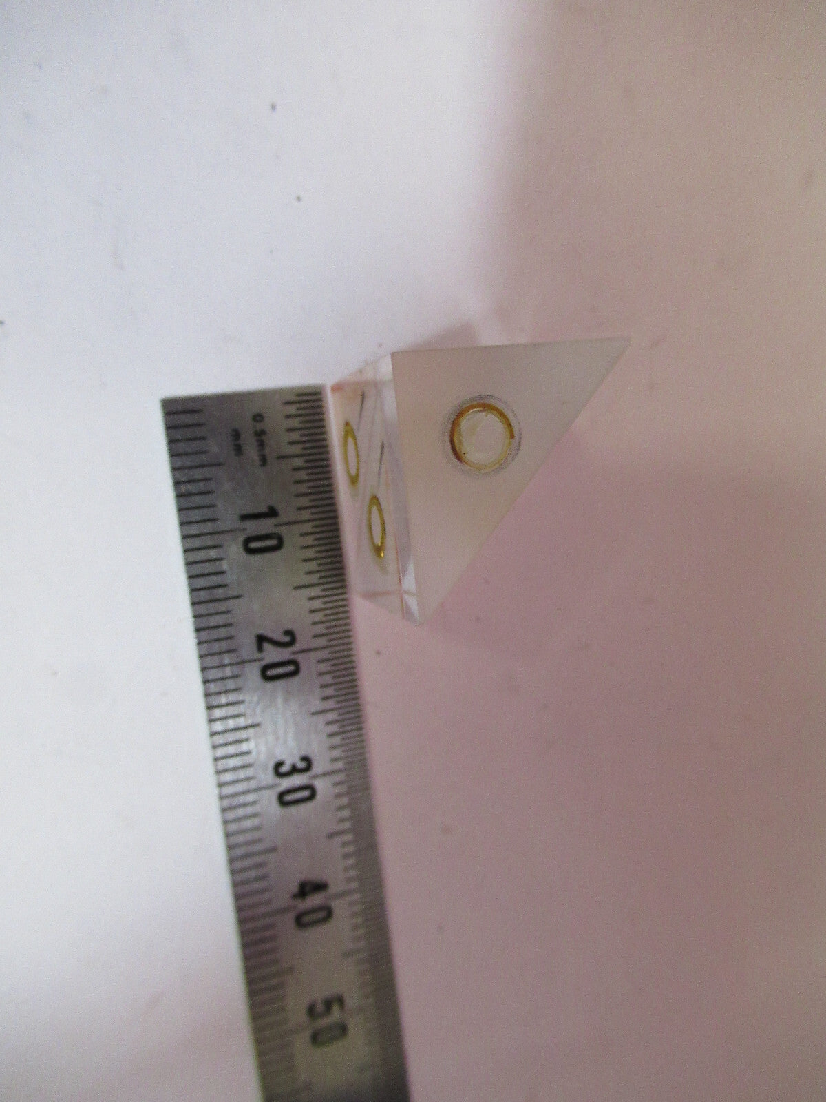 OLYMPUS JAPAN  GLASS PRISM HEAD MICROSCOPE PART AS PICTURED  T1-A-58