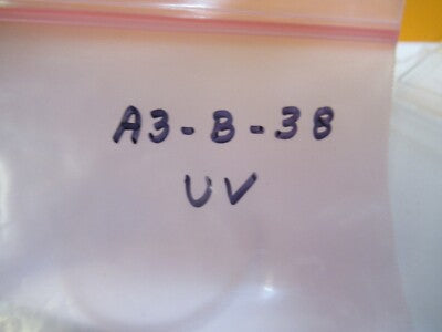 OPTICAL COATED LENS UV ULTRAVIOLET OPTICS AS PICTURED &A3-B-38