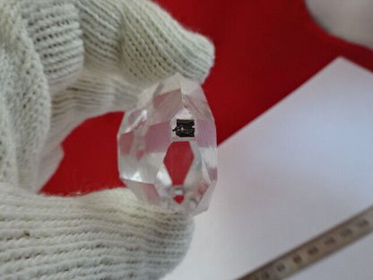 RARE BOULE SYNTHETIC QUARTZ SINGLE CRYSTAL HIGH PRESSURE SEED INSIDE &5-DT-B