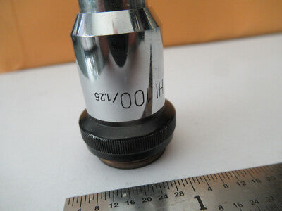 Wild M11 Swiss Heerbrugg Objective 100X Lens Microscope Part