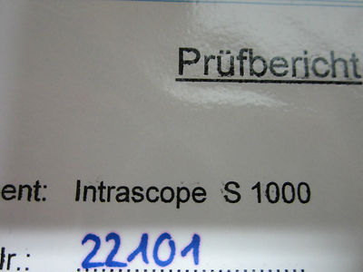 VOLPI AG SWISS INTRASCOPE PROBE S 1000 FIBER OPTIC ?? MADE IN SWITZERLAND