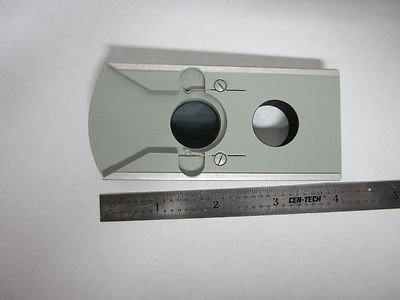 MICROSCOPE PART POLARIZER AUS JENA GERMANY OPTICS AS IS BIN#M3-95