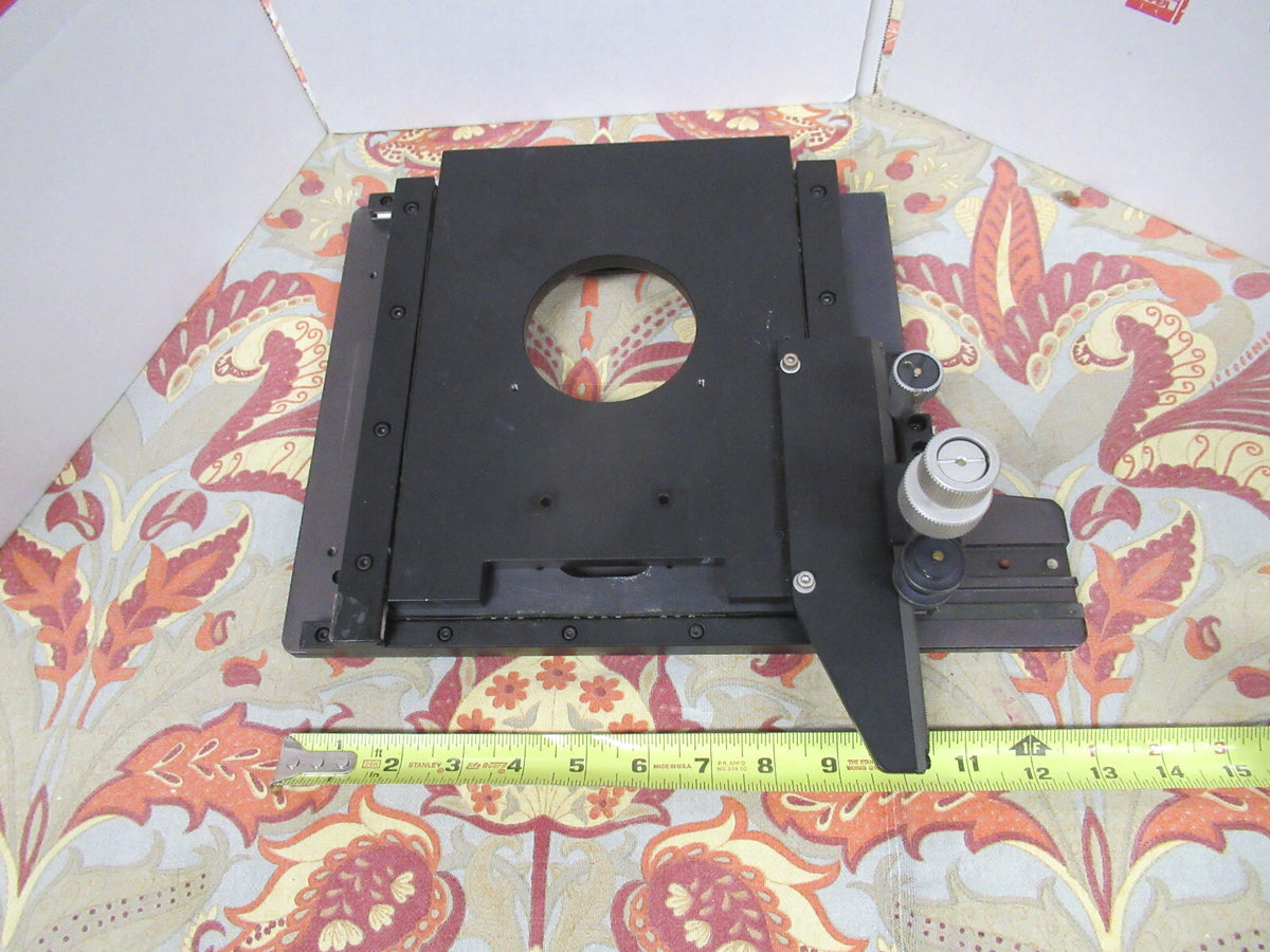 FOR PARTS ERGOLUX XY STAGE TABLE LEITZ WETZLAR MICROSCOPE PART as pictured &TC-4
