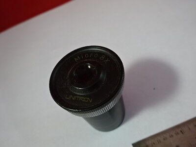 UNITRON MICRO OCULAR EYEPIECE 8X OPTICS MICROSCOPE PART AS IS #91-73
