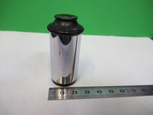 ANTIQUE SPENCER 6X AO EYEPIECE OCULAR LENS MICROSCOPE PART As Pictured T3-C-15