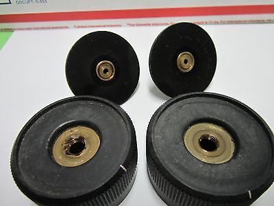 MICROSCOPE PART PAIR KNOBS ZEISS GERMANY BIN#R1-13