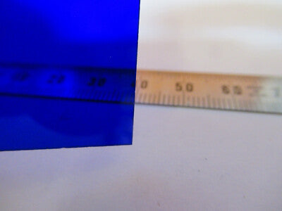 OPTICAL THOR LABS BLUE GLASS FILTER LASER OPTICS AS PICTURED R5-A-81