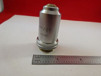 MIKROSKOPTEIL OBJEKTIV 40X LEITZ GERMANY OPTICS AS IS BIN#R2-C-11