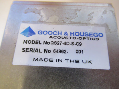 Gooch Housego UK Acousto Optical Moduclator Aom Laser Opti