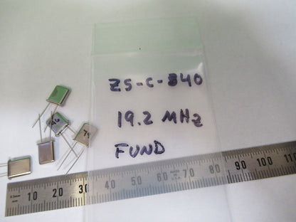 Lot 5 Pcs Cts 19.2 MHz Fundamental Quartz Crystal Resonator