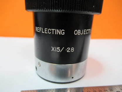 EALING REFLECTING OBJECTIVE 15X OPTICS MICROSCOPE PART AS PICTURED &A2-A-07