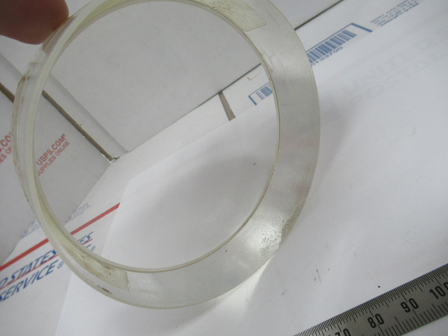 OPTISCHE DICKGLASLINSE VORFORM PL-CC LASEROPTIK WIE ABGEBILDET W1-A-57