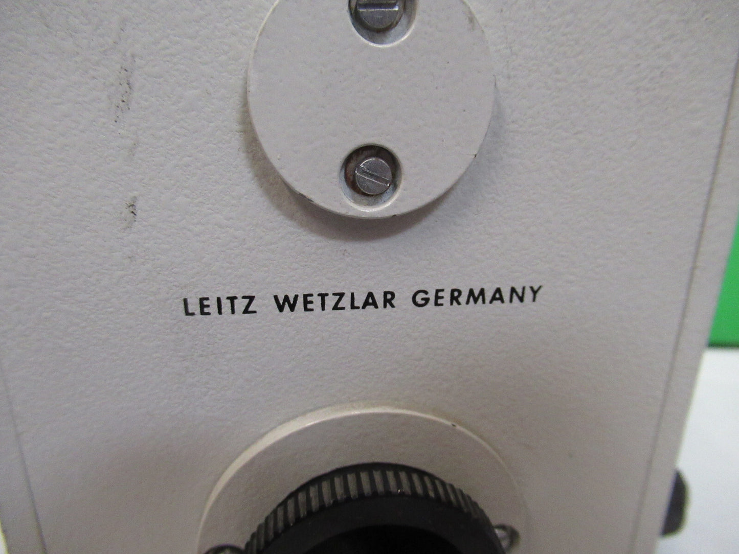 LEITZ WETZLAR GERMANY LAMP 6V ASSEMBLY MICROSCOPE PART AS PICTURED 82-A-84