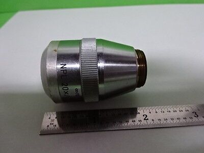 FOR PARTS MICROSCOPE LEITZ GERMANY OBJECTIVE NPL 20X DF OPTICS #F5-B-05