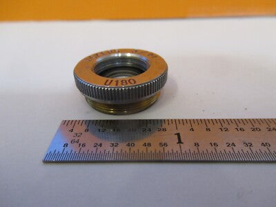 VICKERS ENGLAND OBJECTIVE 3X LENS OPTICS MICROSCOPE PART AS PICTURED &50-A-31