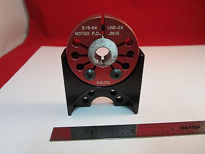 GO NOTGO GAGE GAUGE TESTER METROLOGY 3/8-64 UNS-2A BIN #4B