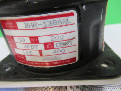 Hartman Electric Relay BHR138ARL Contactor Aircraft Part