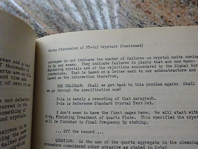 Very Rare 1944 Frequency Control Symposium Proceedings Wwii Era