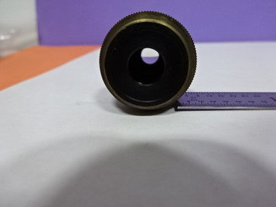 CHIPPED OBJECTIVE OLYMPUS M40 MICROSCOPE PART OPTICS AS PICTURED &Z6-05