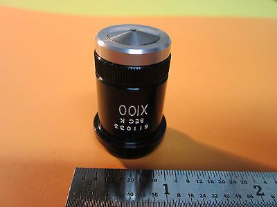 MIKROSKOP TEIL OBJEKTIV BECK LONDON ACHRO 100X OPTICS BIN#9-29