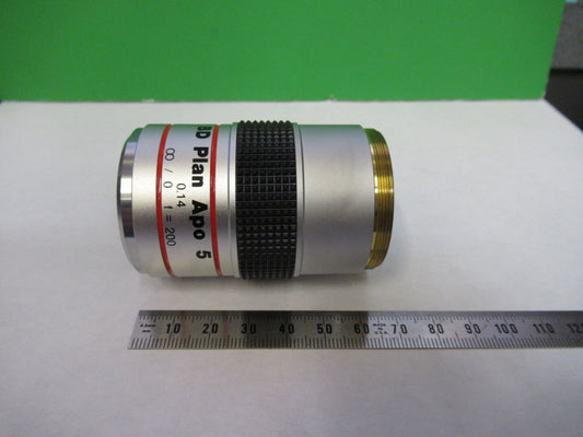 MITUTOYO APO PLAN OPTICS 5X INFINITY OBJECTIVE 378-832 MICROSCOPE PART U8-B-08