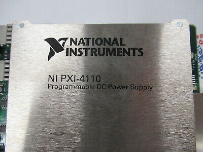 NATIONAL INSTRUMENTS NI PXI-4110 BOARD MODULE AS PICTURED &3K-FT-45