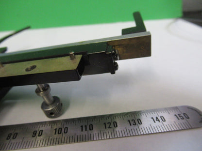 TIYODA JAPAN XY CLIPS STAGE MICROSCOPE PART AS PICTURED &S2-C-63
