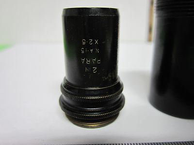 MICROSCOPE PART VINTAGE OBJECTIVE WATSON LONDON 2 INCHES OPTICS BIN#P5-57