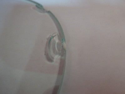 AMERICAN AO GLASS [chips] STAGE TABLE MICROSCOPE PART OPTICS AS PICTURED &86-71