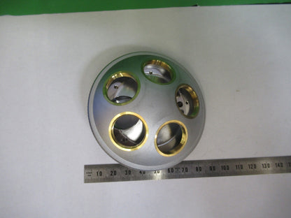 OLYMPUS JAPAN QUINTUPLE NOSEPIECE MICROSCOPE PART AS PICTURED 18-FT-01