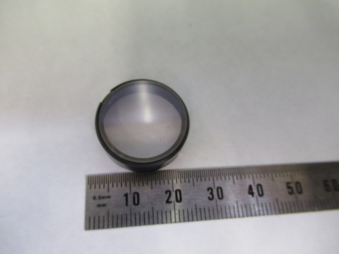 OPTICAL GLASS RETICLE CROSSHAIR PATTERN MICROSCOPE PART AS PICTURED U8-A-67