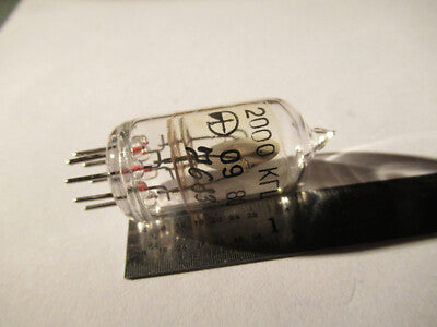 Antique Quartz Radio Crystal Russian Glass Holder Frequency Control