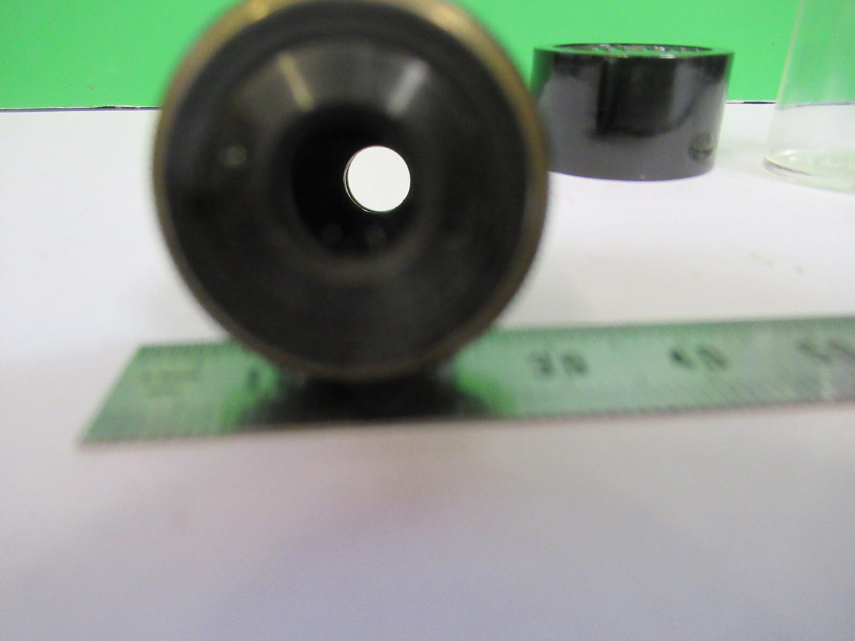 NIKON JAPAN OBJECTIVE  4X LENS OPTICS MICROSCOPE PART AS PICTURED &G2-A-101