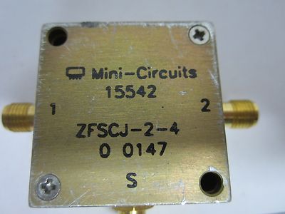 MINI CIRCUITS ZFSCJ-2-4 POWER SPLITTER GHz RF MICROWAVE FREQUENCY BIN#J6-21