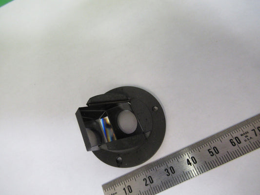 NIKON JAPAN HEAD GLASS PRISM OPTICS MICROSCOPE PART AS PICTURED T4-B-15