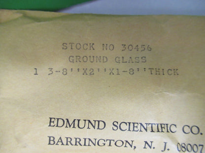 OPTICAL GROUND GLASS PLATE OPTICS AS PIC a5-b-15