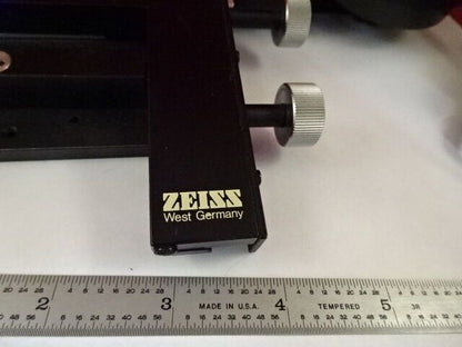 ZEISS GERMANY STAGE SPI MICROMETER SPECIMEN TABLE MICROSCOPE PART &79-24
