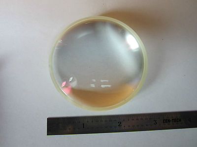 Optical Convex Lens Made with Weird Yellow Tint Glass Laser Optics