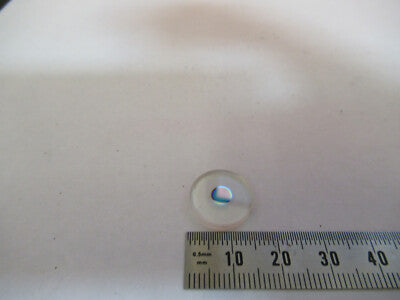 OPTICAL FLAT ZERODUR MINI LENS COATED OPTICS  AS PICTURED &3K-FT-43