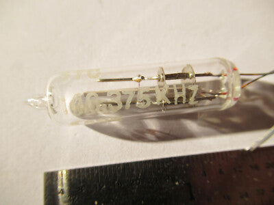 Antique Quartz Radio Crystal Morion Glass Holder Frequency Control