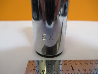 VINTAGE SPENCER 5X EYEPIECE OPTICS MICROSCOPE PART as pictured &A2-A-26