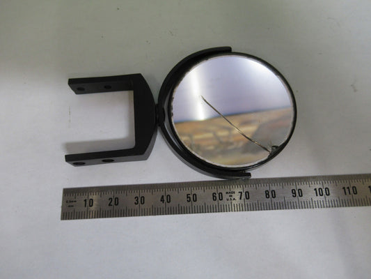 SPENCER AO MIRROR ASSEMBLY OPTICS ANTIQUE MICROSCOPE PART as pic T6-A-73
