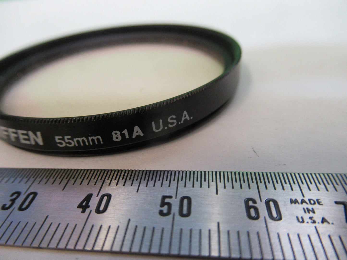 CAMERA LENS COVER FILTER TIFFEN 81A 55mm AS PICTURED R2-A-111