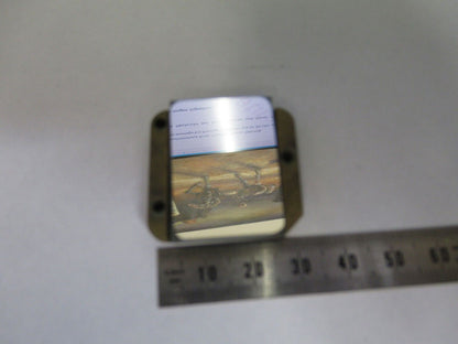 BAUSCH LOMB MIRROR ASSEMBLY ANTIQUE MICROSCOPE PART AS PICTURED &G2-A-43