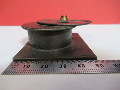 ANTIQUE BECK UK CONDENSER DIAPHRAGM MICROSCOPE PART AS PICTURED G4-A-87